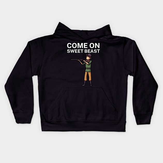 Come on sweet beast Kids Hoodie by maxcode